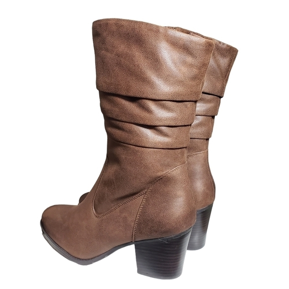 Baretraps Lovelace Brush Brown Mid-Calf Boots Sz 5M,10M - Picture 5 of 12